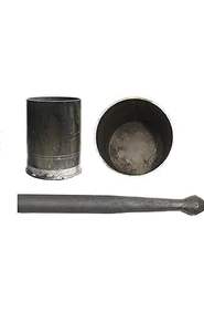 Cast Iron Hamam Dasta <b>Mortar</b> and <b>Pestle</b> Imam Dasta Masher Ural for Easily Grinding Crushing Mixing herbs spices dry fruits more - Product Image 4