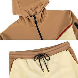 2024 último chándal ajustado personalizado para hombre, conjunto de chándal estampado para correr para invierno - Product Image 5