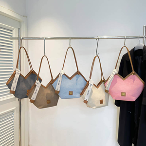 Sac fourre-tout rose grande capacité, nouvelle collection été 2025, pour femme, sac à main décontracté, sac à bandoulière ou à l'épaule - Product Image 4