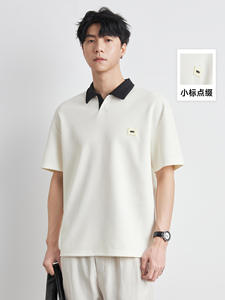 Factory Manufacturer Custom Contrast Color Short-sleeved Fashionwear Turn-Down Collars Autumn <b>Summer</b> Polo <b>Shirt</b> for <b>Men's</b> - Product Image 3