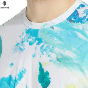 Camiseta personalizada Ringler para hombre de alta calidad 100% algodón tamaño súper grande DTG estampado Streetwear Formal Ringer hombro diseño - Product Image 5