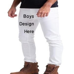 Venta al por mayor de fábrica de prendas de vestir azul pull on Kids Boys Biker Moto Denim Jean pantalones Prendas directas Proveedor Precio bajo de Bangladesh - Product Image 5