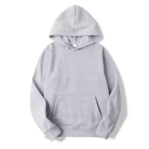 Venta al por mayor de alta calidad liso de cuello alto unisex 100% algodón pesado con capucha sudaderas con capucha para hombre OEM en blanco hoddies - Product Image 3
