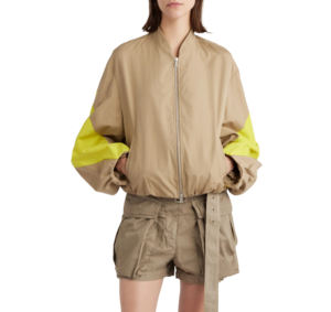 Forro personalizado nuevo estilo bloque de color rompevientos mujeres recortadas chaqueta Hip Hop al por mayor de las mujeres ligeras de verano desgaste chaqueta - Product Image 6