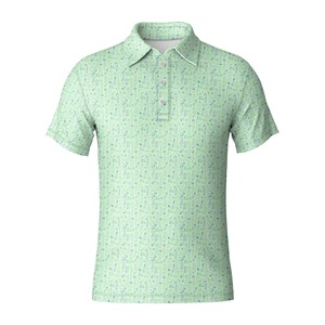Polo pour homme, élégant, décontracté, motif uni, manches courtes, anti-froissement, jersey de coton uni, golf, pour polos - Product Image 6