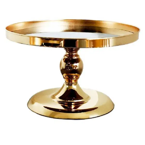 Compra a granel de calidad superior Soporte de pastel de latón Soporte de pastel de Latón chapado en oro de metal para decoración de boda - Product Image 5