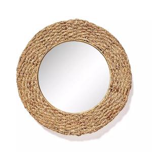 กระจกผักตบชวากระจกขนาดใหญ่พร้อมกรอบวัสดุที่เป็นมิตรต่อสิ่งแวดล้อม - Product Image 1