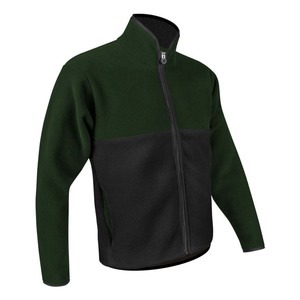 Veste polaire unisexe en gros, coupe-vent, chaude, fermeture éclair intégrale, anti-boulochage, col montant, manteau d'hiver pour la randonnée, le camping et le quotidien - Product Image 4