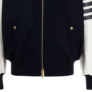 Veste universitaire Letterman de haute qualité Prix de gros Produit entièrement personnalisé Logo personnalisé Patch Work Varsity Vestes pour hommes - Product Image 6