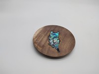 Piring Kayu dengan Mutiara Bertatahkan Ibu dari Piring Mutiara Nampan Kerang dari Vietnam Elegan Alami Kualitas Tinggi Oleh Vitrapro