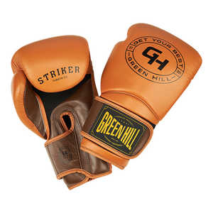 Guantes de Boxeo de Cuero Personalizados Striker-Marrón 12 oz, Equipo de Sparring con Cordones en la Muñeca, Logotipo Personalizable - Product Image 4