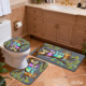 Custom Printed <b>Mat</b> <b>Bathroom</b> Rug <b>Set</b> for <b>Bathroom</b> Non-Slip Shower Curtain Bath <b>Mat</b> - Product Image 4