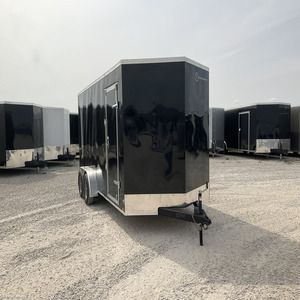 Remolque de Carga Cerrado 2026 Cross 7x16 con Eje Tándem, Remolque Utilitario con 84 Pulgadas de Altura Interior, Puerta de Rampa con Forma de V, Remolque de Carga con Capacidad de 7000 lb - Product Image 1