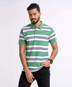 Vente en gros de polos de marque personnalisée avec logo 100% en coton de qualité supérieure 220 GSM multicolore pour hommes du Bangladesh - Product Image 4