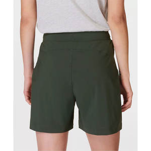 Vente en gros de shorts streetwear décontractés en coton personnalisés shorts d'été confortables à taille élastique avec poches - Product Image 2