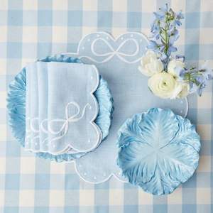 Mantel Individual de Lino Estilo Europeo de Lujo, Hecho a Mano, Bordado Artístico, Color y Logotipo Personalizables, Reutilizable, Lavable, para Bodas - Product Image 6