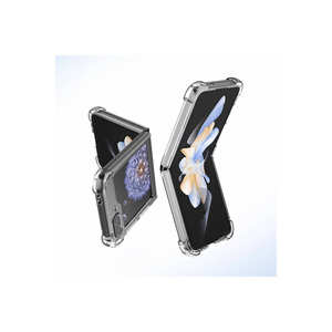 Coque de protection transparente Netzy pour Galaxy Z Flip 6 SAFA Nitro, étui en silicone antichoc, boîte en TPU acrylique translucide - Product Image 3