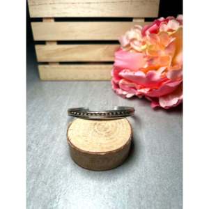 Navajo Handmade 14k Gold & Sterling <b>Silver</b> <b>Cuff</b> <b>Bracelet</b> Cultural Collectible Jewelry - Product Image 1