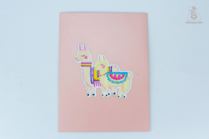 Nouvelle arrivée Cartes d'animaux faites à la main Pop-up Artisanat Cartes-cadeaux Personnalisables pour les occasions en papier - Product Image 3