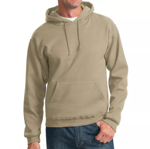 Sweat à capuche unisexe en molleton de coton lourd de haute qualité, nouvelle collection, saison hivernale, couleur unie, broderie, pour homme et femme - Product Image 5