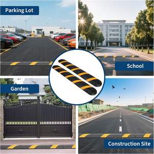 निर्माता थोक पोर्टेबल रबर राजमार्ग गति बम्प उपकरण सड़क रिट्रेटेबल 20 टन स्पीड बम्प - Product Image 6