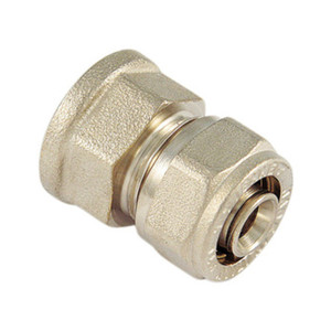 Raccordo Femmina Diritto 16x1/2" x Multistrato in Ottone - Product Image 1