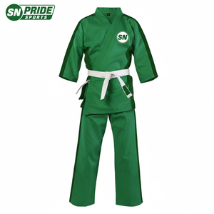 Nueva Llegada: Uniformes de Karate Elegantes y Personalizados para Adultos - Ropa Deportiva 100% Algodón, Transpirable y Duradera - Product Image 1