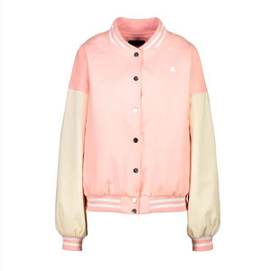 Service OEM ODM, veste universitaire pour femmes à manches longues de haute qualité, veste de baseball courte pour femmes, uniformes universitaires pour l'hiver - Product Image 6