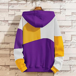 เสื้อมีฮู้ดแบบสวมหัวมีหลายสีสำหรับผู้ชายเสื้อกันหนาวมีฮู้ดทรงโอเวอร์ไซส์โลโก้ - Product Image 4