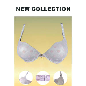 Green Embossed Dice Microfibre T-Shirt <b>Bra</b> 32B/34B - Product Image 3