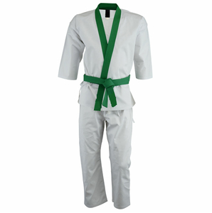 Uniforme de Karate Unisex en Oferta, Kimono de Judo Personalizado de 2 Piezas, Conjunto de Alta Calidad en Spandex/Poliéster de Secado Rápido y Transpirable para Taekwondo - Product Image 3