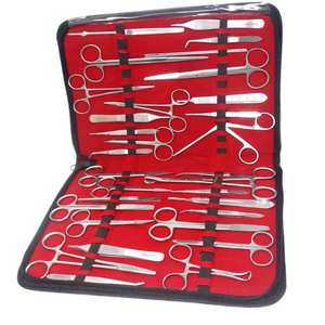 Juego de 32 Piezas de Instrumentos Quirúrgicos SURGINEXA para Cirugía Menor, Acero Inoxidable, Kit de Instrumentos Quirúrgicos Profesionales, Herramientas Médicas para Caballos, Portátil - Product Image 3