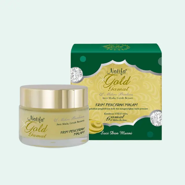 Natifa Gold Gamat_Night Cream (com certificado Halal)