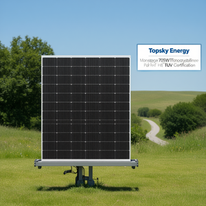 Panel Solar Monocristalino Bifacial HJT Topsky Energy de 705W con Certificación TUV - Product Image 3