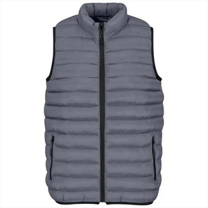 Contraste de color Servicio OEM Diseño Personalizado Chaleco sin mangas Puffer Down Chaquetas Stand Collar Ropa de hombre High Street Style - Product Image 4