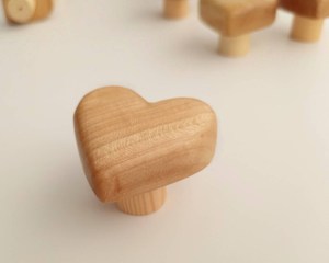 Heart Shape Wooden <b>Knob</b> Pull Cabinet Drawer for Home Dresser <b>Door</b> Cabinet Furniture <b>Decorative</b> Kitchen Wardrobe Handle <b>Knobs</b> - Product Image 3
