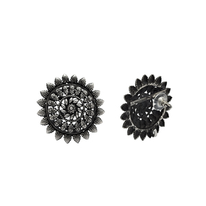 ดูวินเทจ 925 เงินสเตอร์ลิงออกซิไดซ์ Artisan ดูต่างหูชาติพันธุ์ล่าสุดการออกแบบอินเทรนด์เครื่องประดับทําด้วยมือขายส่งซัพพลายเออร์ - Product Image 1