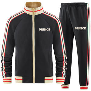 Custom Manufactures Mens Tracksuits Set Custom Fleece Rhinestone Tracksuit Heavyweight Track Suit Set Clothing - Product Image 2