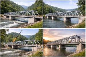 Puente Bailey Modular de Acero Pesado con Servicios de Soldadura, Doblado y Corte - Product Image 4