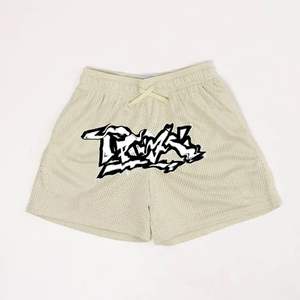 Short en maille double couche couleur avec logo personnalisé Short en maille vierge doublé été avec impression par sublimation sur toute la surface Short en maille pour hommes - Product Image 5