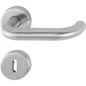 Juego de Rosetas de Acero Inoxidable Paris E138/42H/42HKVS F69 en Forma de U OB DIN Izquierda/Derecha D/D HOPPE - Product Image 1