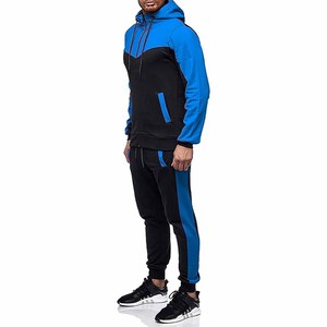Chándales de algodón OEM, chándal con capucha, pantalón, chándal para hombre, Joggers apilados, conjuntos de Jogger Acampanados para hombre, subidos por Dress Sports - Product Image 5