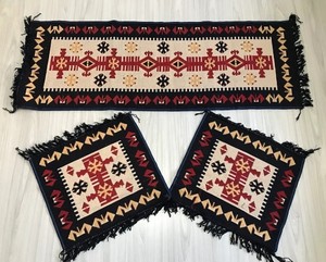 Juego de alfombras de asiento de coche estilo Kilim lavable, alfombra hecha a máquina para cubrir asientos de coche - Product Image 2