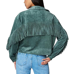 Quality Price Premium Quality Custom Design Adult Size Women Fringe <b>Jacket</b> <b>Western</b> <b>Jacket</b> women Ladies Leather <b>Jacket</b> For Women - Product Image 3