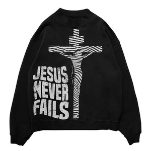 Sudadera con logotipo bordado personalizado Sudaderas deportivas para hombres Manga larga de alta calidad Cuello redondo - Product Image 1