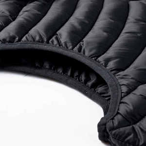 Gilet matelassé en polyester pour hommes avec col montant, logo personnalisé, veste d'hiver sans manches chaude pour la rue, vêtements de rue coupe-vent - Product Image 3