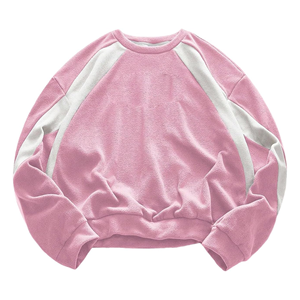 เสื้อสเวตเชิ้ตคอกลมแบบยูนิเซ็กซ์ ผ้าฟลีซเนื้อหนา 100% ผ้าฝ้าย 350 กรัม ทรงโอเวอร์ไซส์ แขนยาวแบบปกติ สไตล์วินเทจ ซักแล้ว รักษ์โลก มีกระเป๋า - Product Image 5