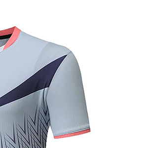 Conjunto de Uniforme de Tenis Ligero Unisex, Sublimación Personalizada, Secado Rápido, Transpirable, Ecológico, Anti-UV, Ropa Deportiva Frontal para Hombre - Product Image 3