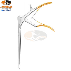 JACKBILLY alta calidad de acero inoxidable Manual Rongeur Punch Love Kerrison Placa de pie Regular 40 grados mordida 3mm Tamaño de mordida - Product Image 3