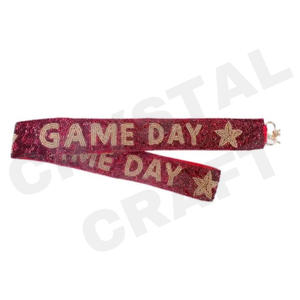 สายกระเป๋าลูกปัดสีขาวทองแบบสั่งทำสายกระเป๋าลูกปัดสำหรับห้อยกระเป๋า - Product Image 4